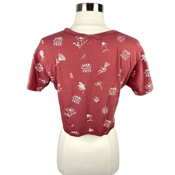 Local Lab Wild & Free Cropped Tee - Size XS - Picture 4 of 5